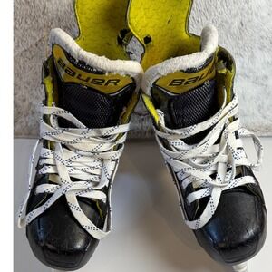 Bauer‎ Supreme S53 Hockey Skates Size 6 Black Yellow